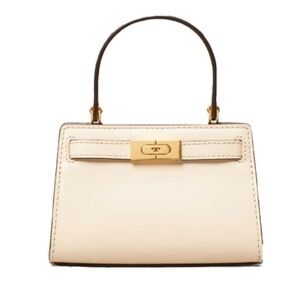 Nano Lee Radziwill Tory Burch Purse, New Cream